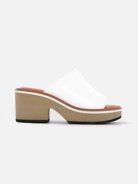 Clergerie Cessy Mule Sandals White